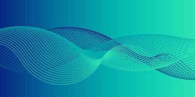 Abstract gradient white green pink orange background with dynamic circle lines.simple and trendy vector