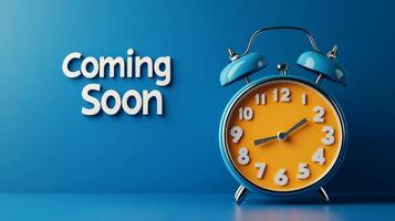 Exciting news A new product launch is coming soon. Stay tuned for updates on our classic retro alarm clock design that many will love, evoking a sense of nostalgia for simpler times photo