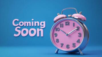 This retro alarm clock design is perfect for making engaging announcements, conducting marketing campaigns, launching businesses, or even serving as a creative placeholder for a website photo