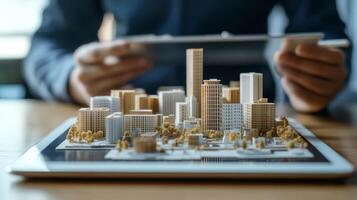 Explore in detail how various digital tools and advanced technologies are integrated into urban planning processes, specifically focusing on the areas of building permits and construction activities photo