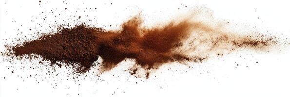 This depiction showcases a dramatic dust explosion, highlighting the interplay of natural elements, making it ideal for art and photography by capturing the dynamic beauty of nature in motion photo