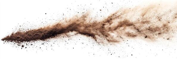 Discover the stunning and abstract beauty found in dust clouds and smoke as they gracefully move, making them an ideal choice for enhancing and enriching your creative projects with natural elements photo