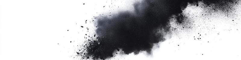 This artistic creation showcases a black spray gradient shape that is enhanced with a unique grainy texture along with a stipple dot pattern, making it ideal for a trendy and minimalistic design photo