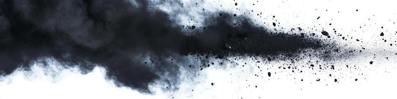 A dynamic black spray effect that creates a grainy and smoky texture, making it perfect for enhancing depth and introducing an abstract vibe into various design projects and artworks photo