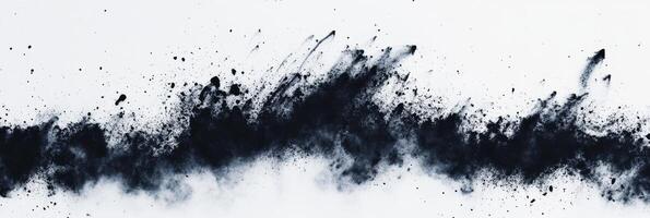 An abstract spray texture that features a stunning gradient of various black tones, which together resemble a fluid wavelike form with a grainy and deeply artistic appearance that captivates the eye photo