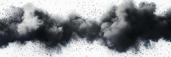 This abstract design features striking black smoke effects and grainy textures, creating a modern minimal aesthetic that captivates the viewers imagination and serves as an engaging piece of art photo