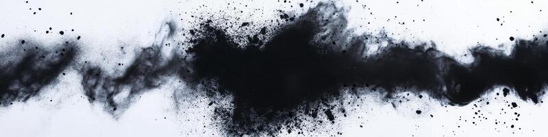 An eyecatching abstract image with a sophisticated black spray gradient, featuring a grainy texture and artistic stipple effects, perfect for enhancing modern design and visual aesthetics photo