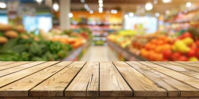 A vibrant display of fresh fruits and vegetables in a grocery store, offering numerous healthy choices photo