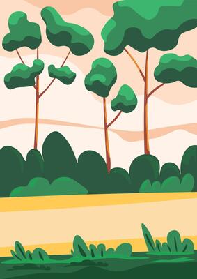 Serene Road Through Dense Forest