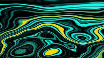 3D Abstract Animation Stylish Smooth Wavy Wall. Multicolor Fluid Pattern Concept. Colorful Wavy Reflection Surface Macro. Trendy Colored Fluid Abstraction Flow. Beautiful Gradient Texture video