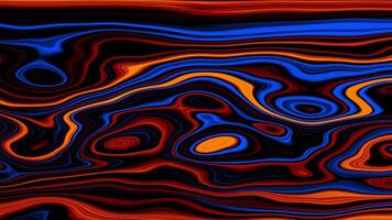 3D Abstract Animation Stylish Smooth Wavy Wall. Multicolor Fluid Pattern Concept. Colorful Wavy Reflection Surface Macro. Trendy Colored Fluid Abstraction Flow. Beautiful Gradient Texture video