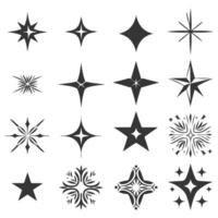 Unique Collection of Star Shapes vector