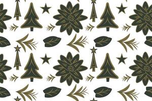 Festive Christmas Seamless Patterns for Backgrounds, Textiles, and Stationery vector
