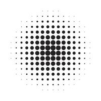 Halftone dot pattern background illustration vector
