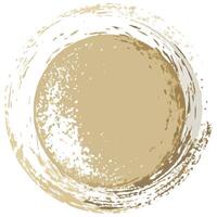 A gold circle with a white background vector