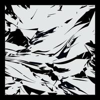 A black and white abstract painting with a white background vector