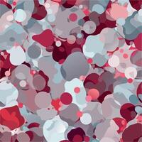 Abstract background with red, blue and gray circles vector