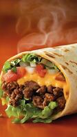 Chopped Cheese Burrito with Grilled Beef, Melted Cheese, and Chipotle Mayo photo