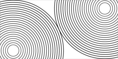 Black wavy lines isolated on white background abstract design vector
