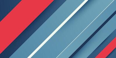 Trendy red and blue background with overlap square shape and lines. colorful illustration with overlap pattern on background. Smart design for your promotions. vector