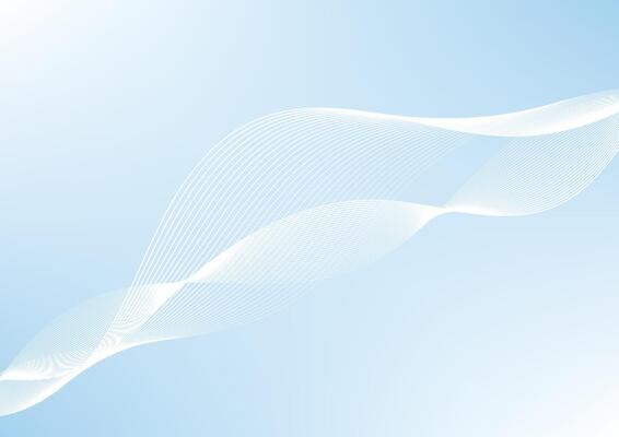 Blue and white abstract background with flowing design