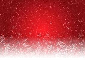 Christmas background with a snowflakes design vector