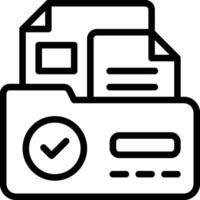 Document Icon. document folder icon vector