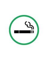 Smoking Zone Sign Design for Designated Smoking Areas and Smoking Spaces vector