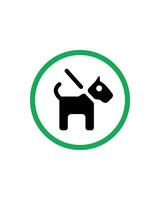 Pets Friendly Zone Sign Design for Animal Friendly Areas and Pet Spaces vector