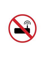 No Signal Area Sign Design for Restricted Zones and Connectivity Control vector