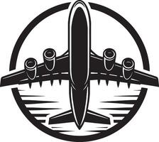 Airplane Silhouette with Cloud Trail on White Background vector