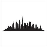 Detailed Building Silhouette with Defined Roof on White Background vector