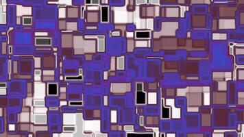 Abstract pattern, squares, rectangles, various colors, white background. video