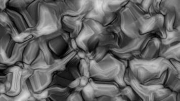 cinza, abstrato, rodando, formas, criando, fluido, padrão, textura, com, profundidade, e, dimensão. video