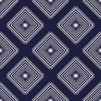 Geometric white shapes pattern seamless vector