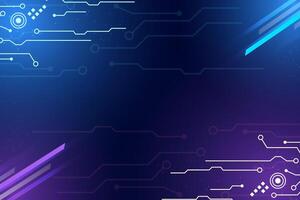 Digital technology futuristic internet network connection blue purple background, abstract cyber information communication, Ai big data science, innovation future tech, line dot illustration vector