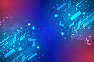 Abstract technology digital hi tech concept background vector