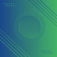 Abstract blue and green gradient geometric shape circle background. Modern futuristic background. Can be use for landing page, magazines, any brandings, banners, headers, presentations vector