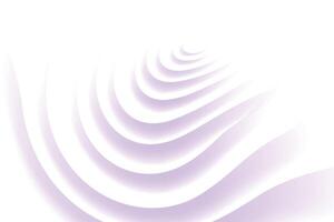 Light Blue curved lines on white background, digitally created on a circle vector