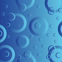 Blue geometric gradient Circle Pattern background Modern futuristic background vector