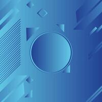Blue Abstract gradient Background with shape circle background. Use for magazines, any brandings, banners, backgrounds vector