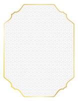 Abstract. Islamic background. Design with geometric shape white background. . vector