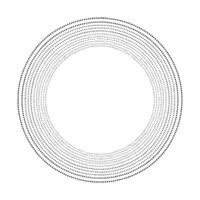 dotted circular frame suitable for graphic clip art vector
