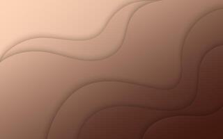 Brown to dark gradient backgrounds dynamic wavy light and shadow. liquid abstract background. modern elegant design background. illustration 10 eps. vector