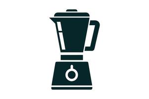 blender icon illustration on white background vector
