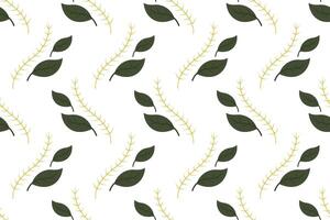 Autumn seamless pattern backround template vector
