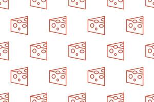 Food icon seamless pattern background vector