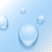 transparent,Colorful water droplets, water drop objects vector