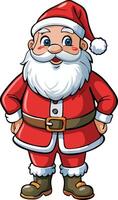 Jolly Santa Character Design Available on EPS File vector