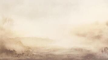 Abstract horizontal watercolor background in brown color vector